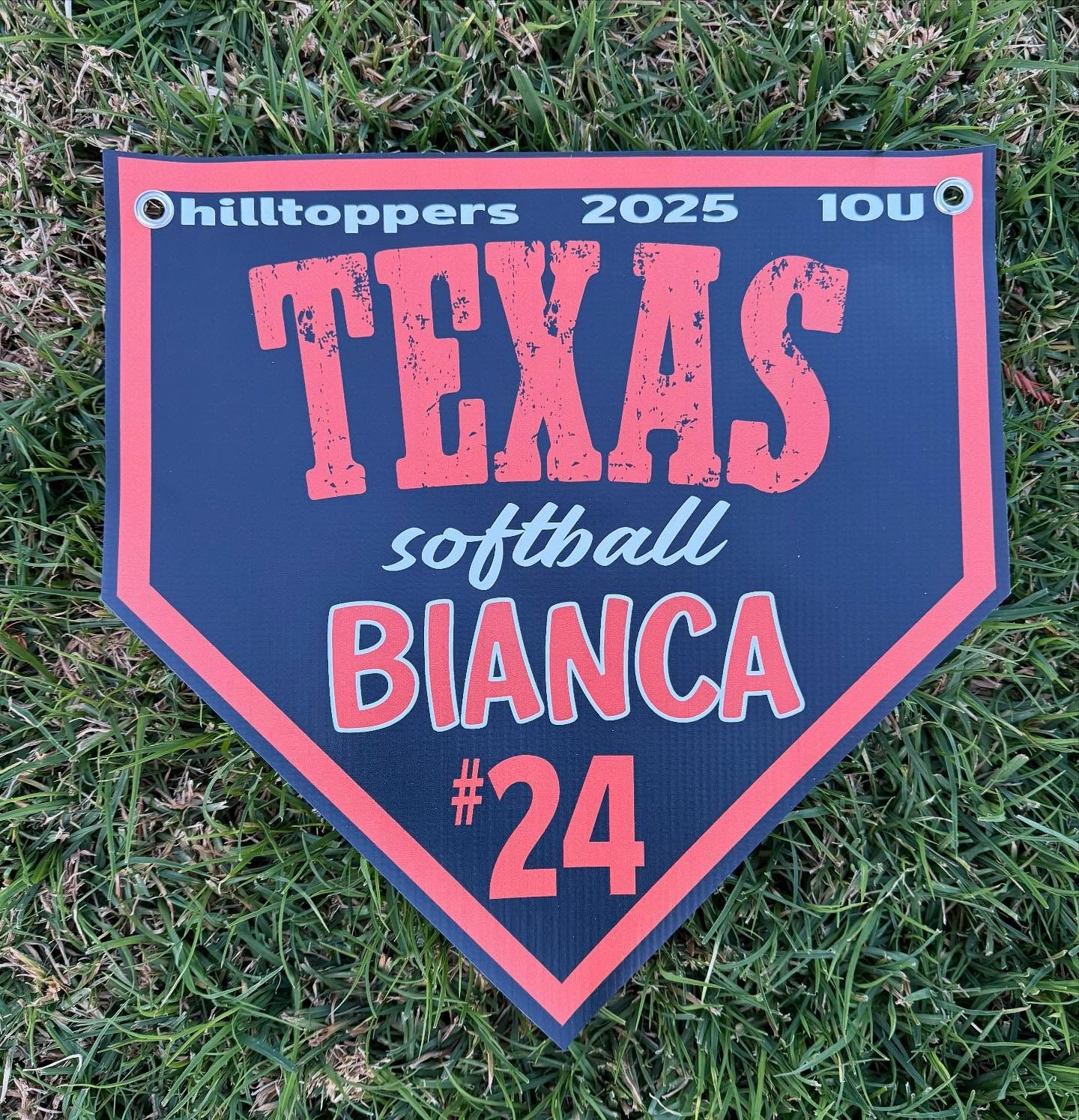 BANNER- Home Plate Pennants (15x15 with grommets)