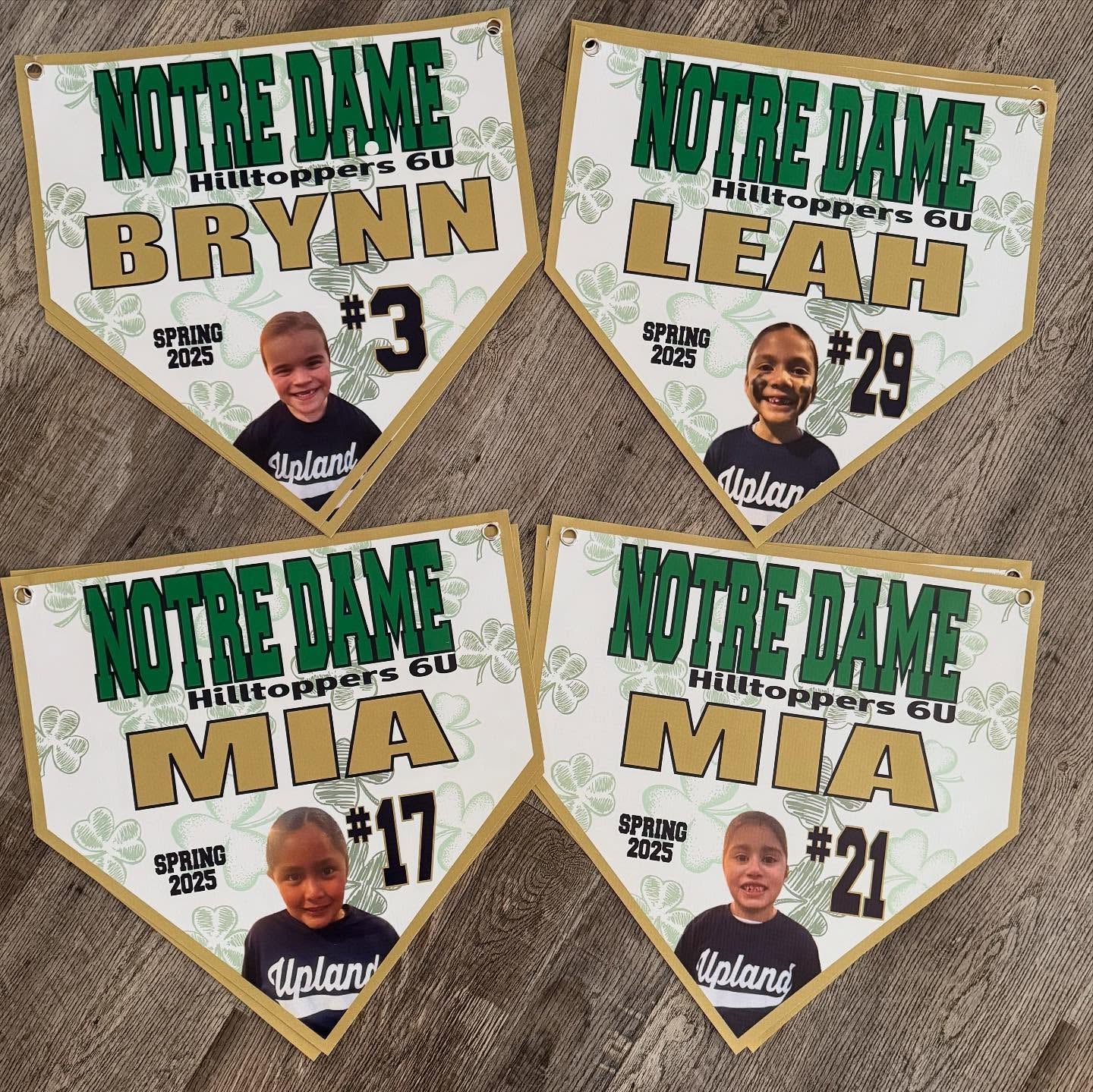 BANNER- Home Plate Pennants (15x15 with grommets)