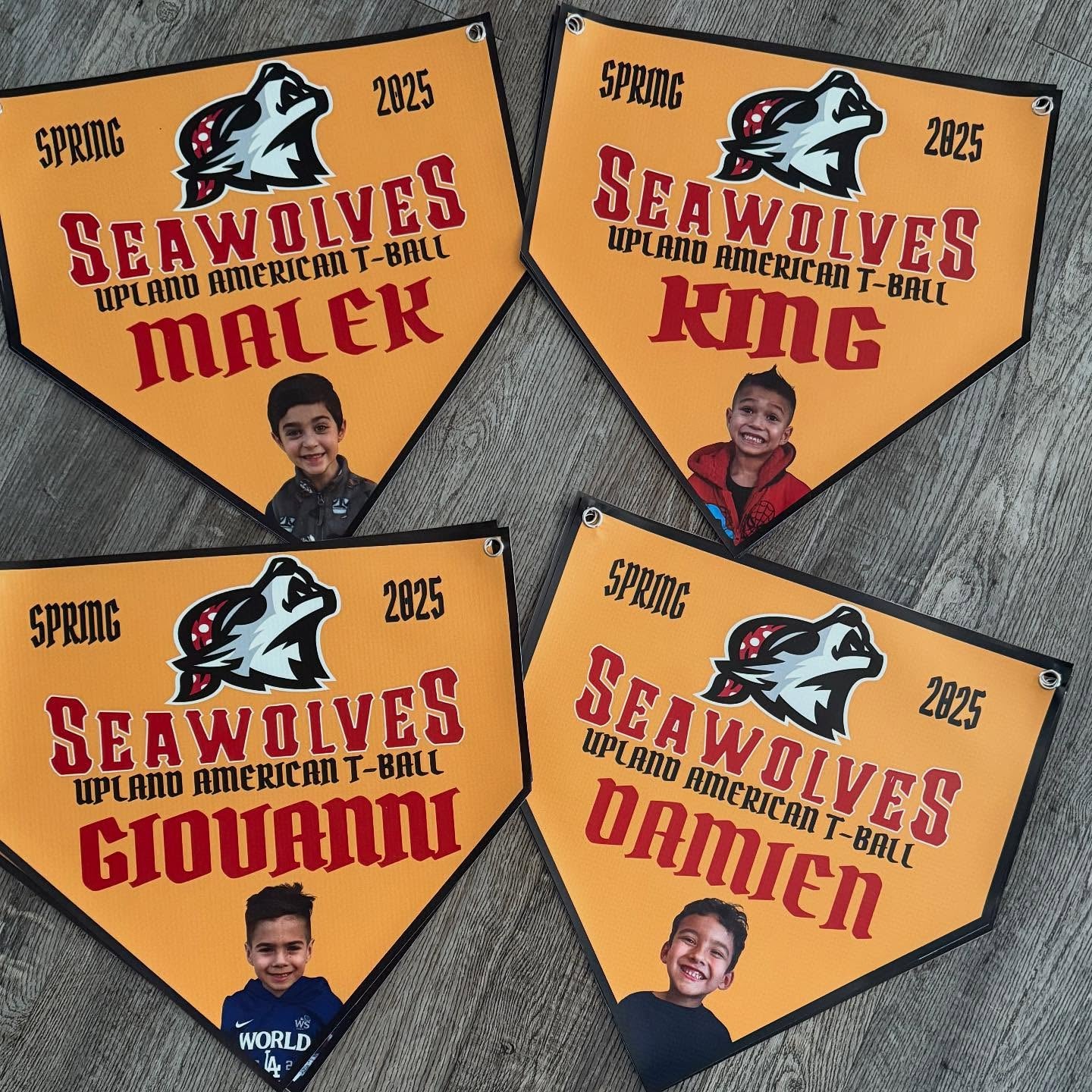 BANNER- Home Plate Pennants (15x15 with grommets)
