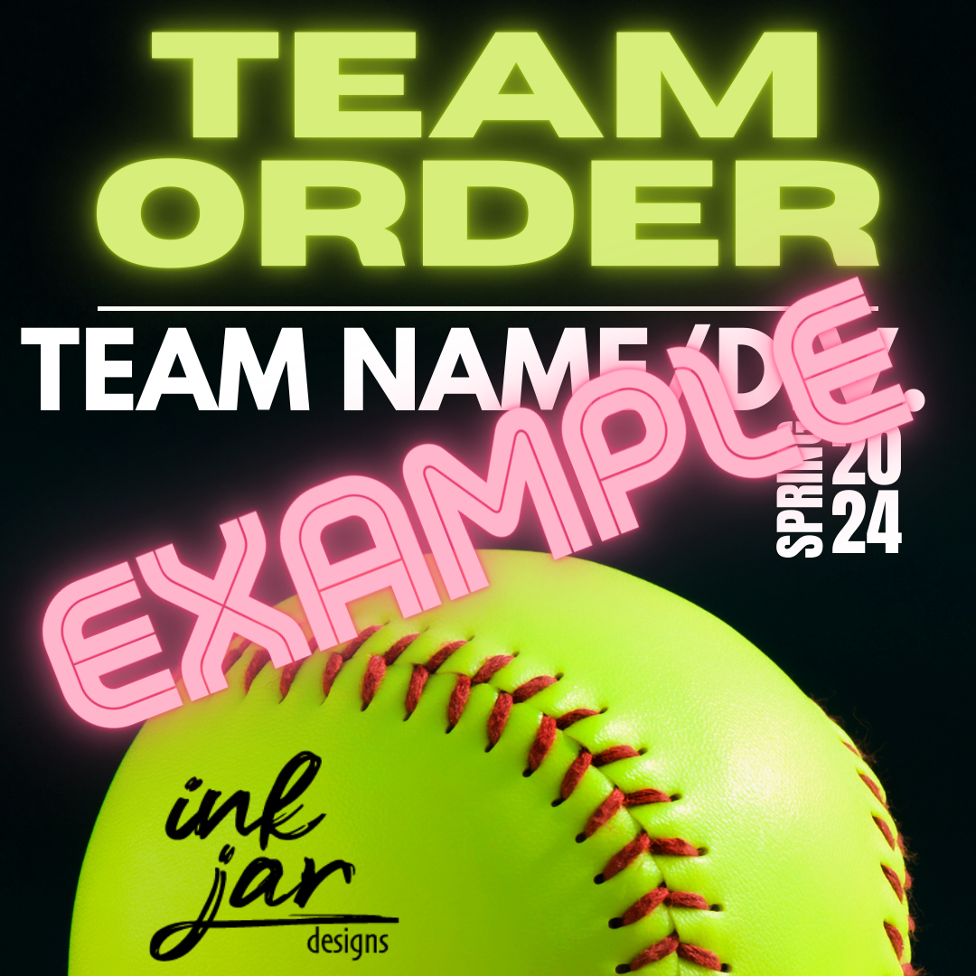 EXAMPLE- TEAM ORDER- SPRING 2024