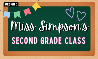 Faux Painted Banner- Back to School (3x5 or 4x6)
