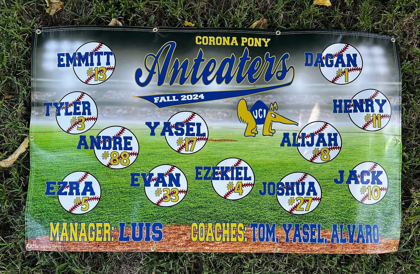 BANNER- Full Banner with Hems & Grommets