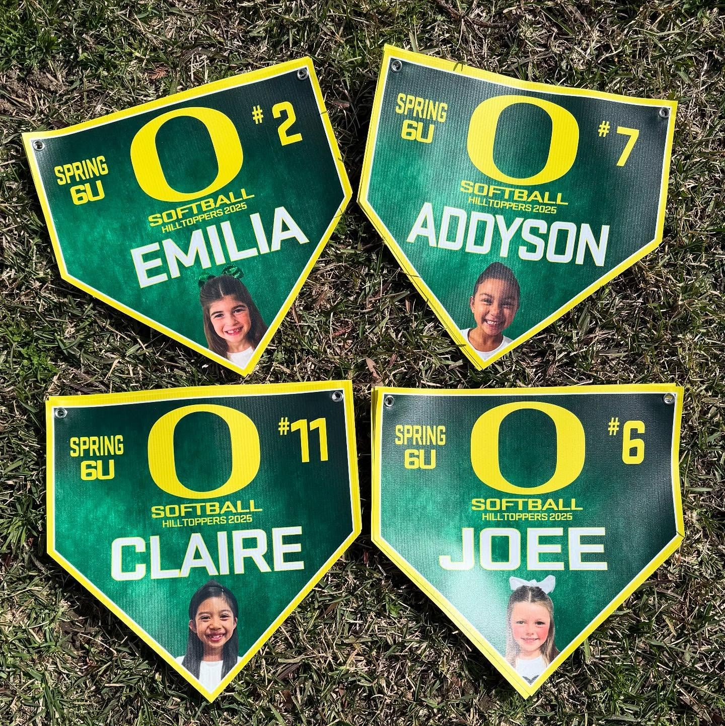 BANNER- Home Plate Pennants (15x15 with grommets)