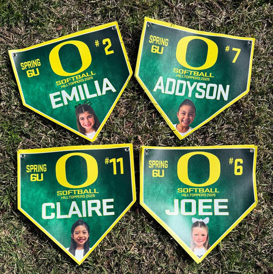 BANNER- Home Plate Pennants (15x15 with grommets)