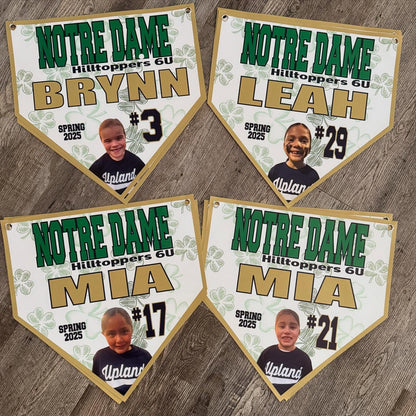 BANNER- Home Plate Pennants (15x15 with grommets)