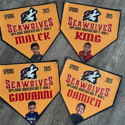 BANNER- Home Plate Pennants (15x15 with grommets)