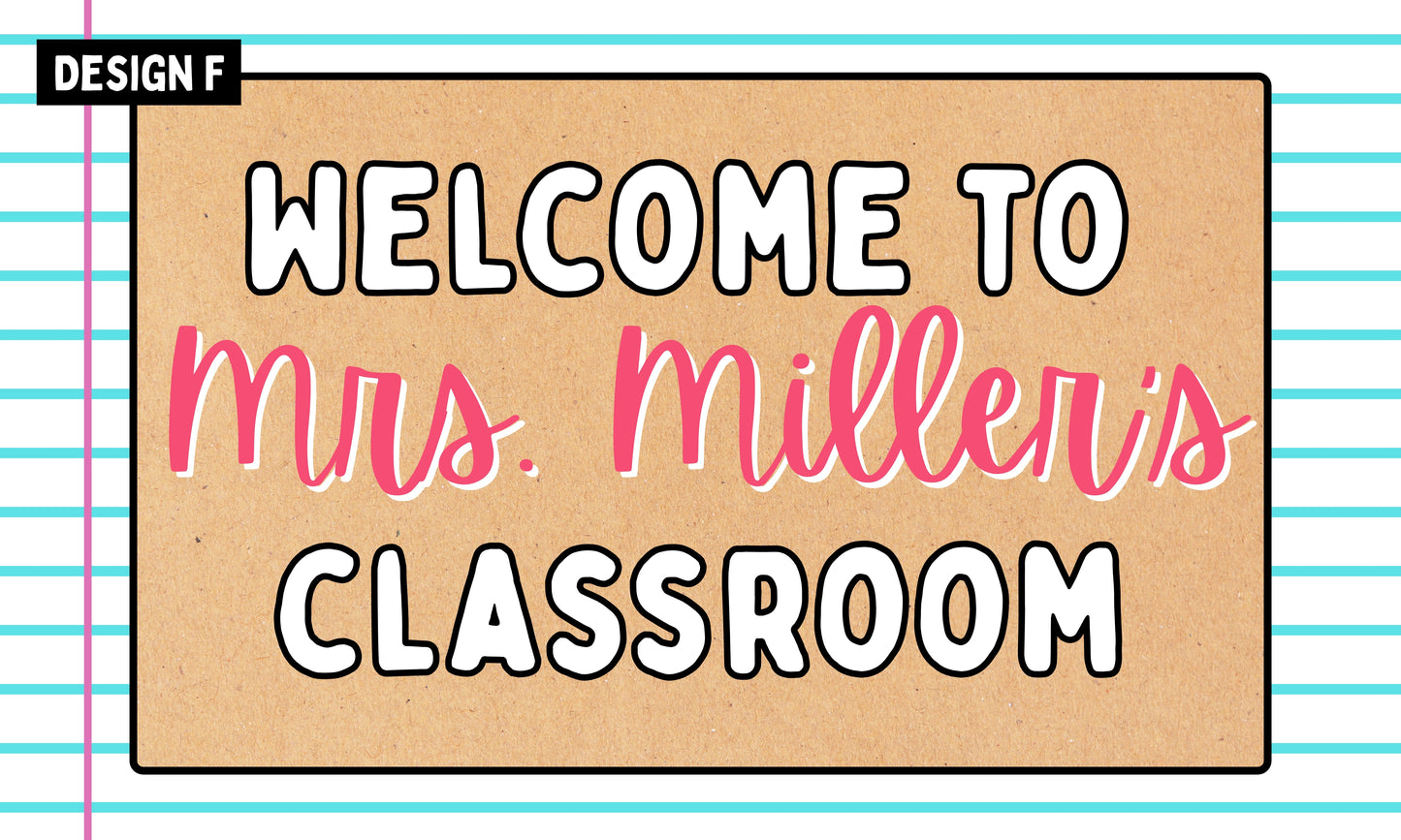 Faux Painted Banner- Back to School (3x5 or 4x6)