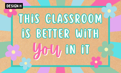 Faux Painted Banner- Back to School (3x5 or 4x6)