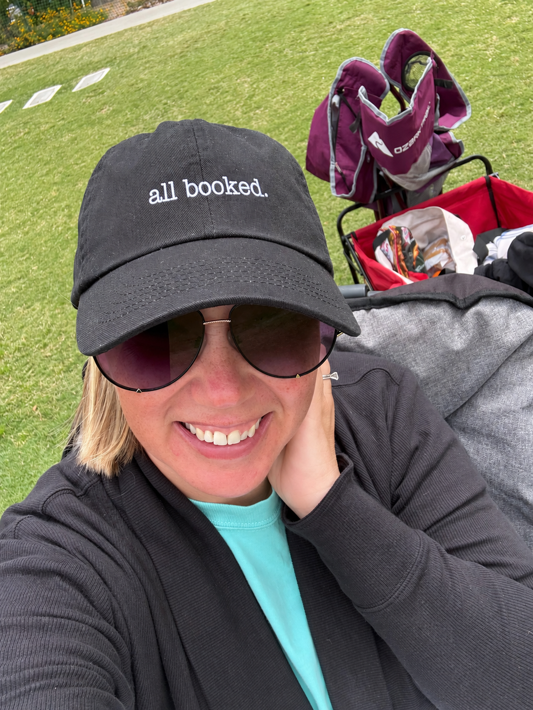 ALL BOOKED COLLECTIVE- 'all booked.' Dad Hat