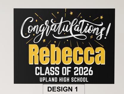 Graduation Yard Sign (with H Stake) (1 without pictures)