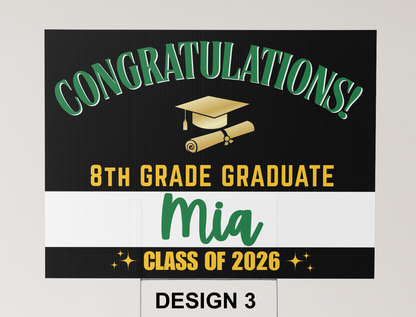Graduation Yard Sign (with H Stake) (1 without pictures)