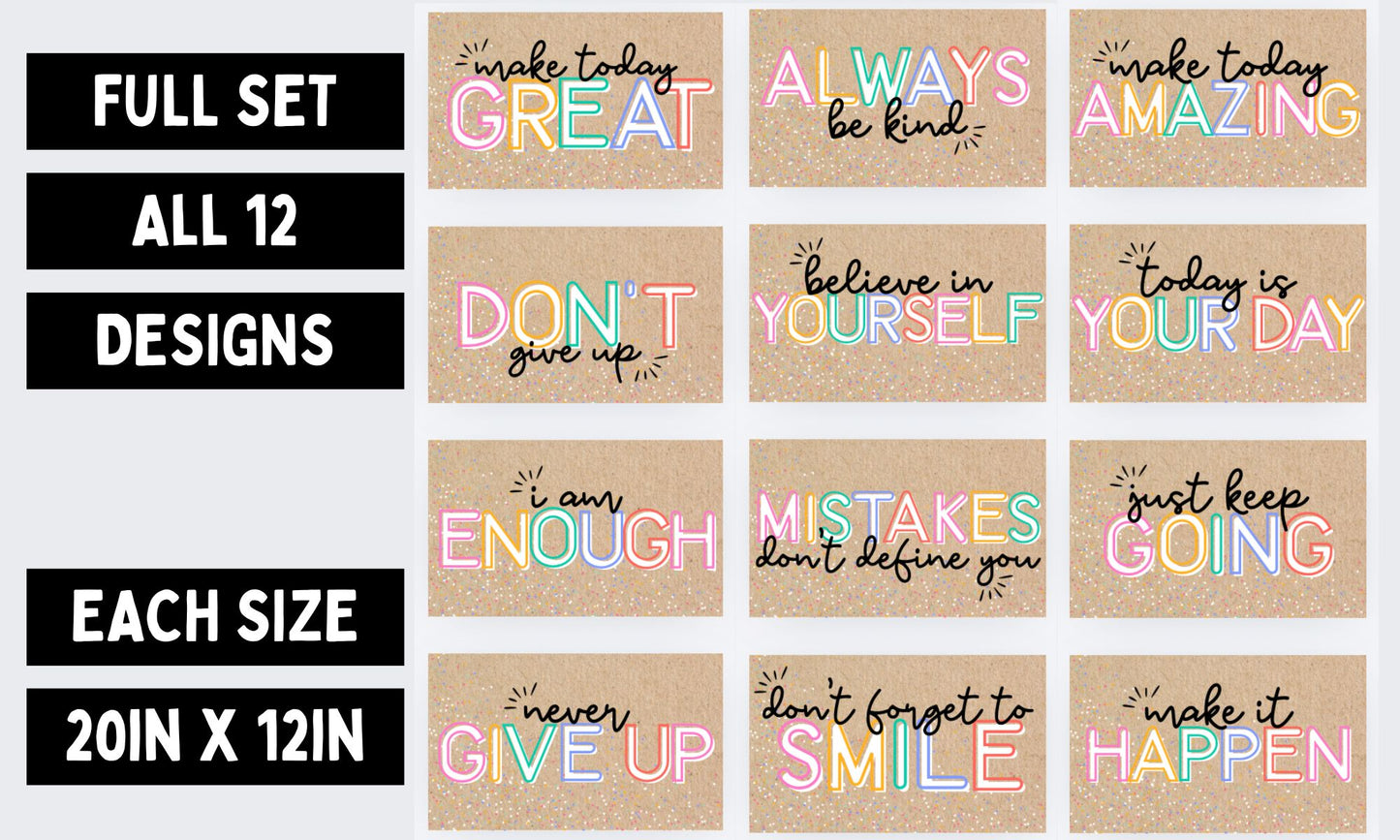 Affirmation Small Banners