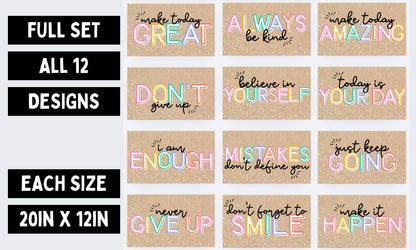 Affirmation Small Banners