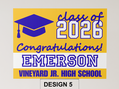 Graduation Yard Sign (with H Stake) (1 without pictures)