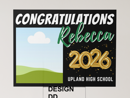 Graduation Yard Sign (with H Stake) (WITH pictures)