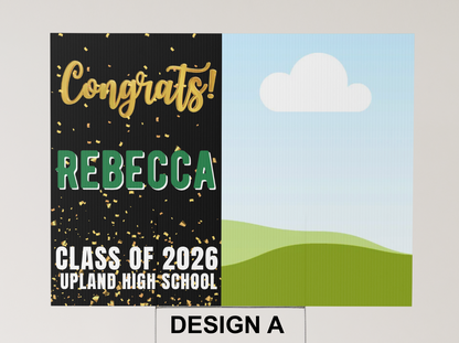 Graduation Yard Sign (with H Stake) (WITH pictures)