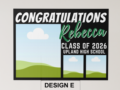 Graduation Yard Sign (with H Stake) (WITH pictures)