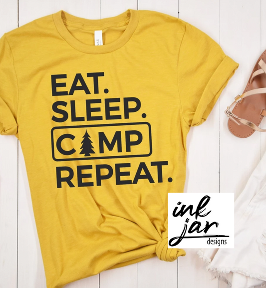 Eat. Sleep. Camp. Repeat.