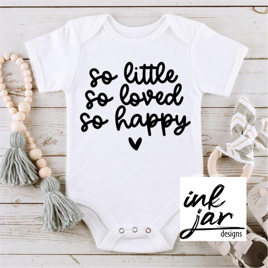 So Little So Loved So Happy-infant/toddler