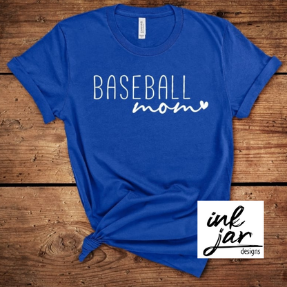 Baseball Mom- Simple with Heart