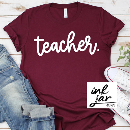 teacher.